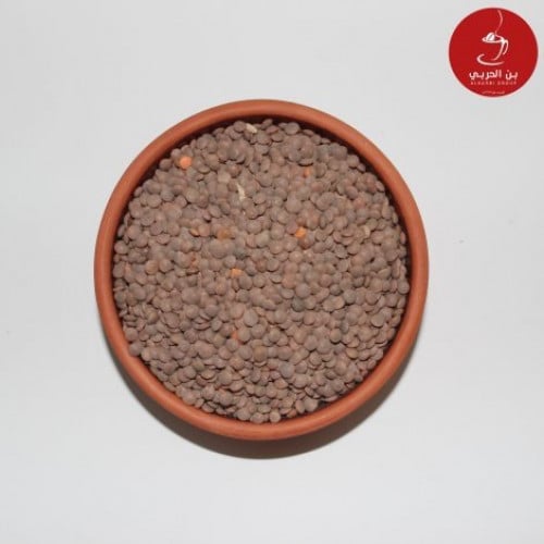 كيلو عدس بني