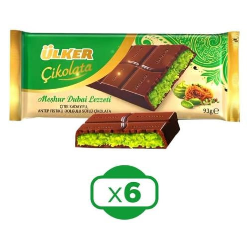 شوكولاتة دبي من اولكر 93g×6