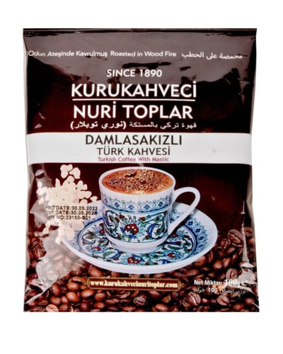قهوة تركية بالمستكة نوري توبلار 100g