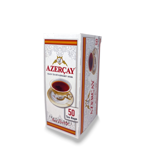 شاي ( اذر شاي Azercay ) بالرغموت 50 كيس