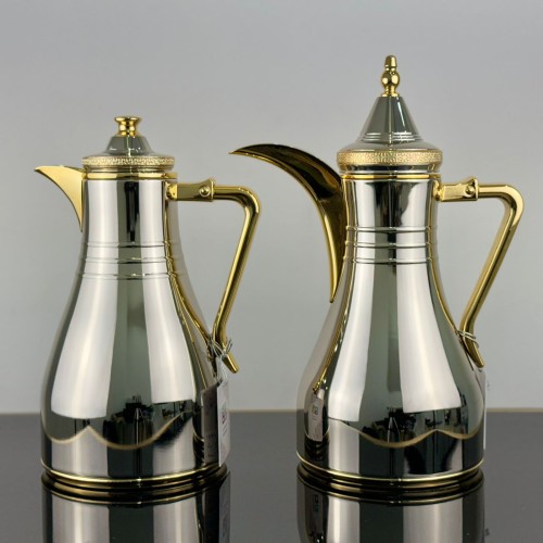 طقم ترامس الجوهرة - ذهبي فضي