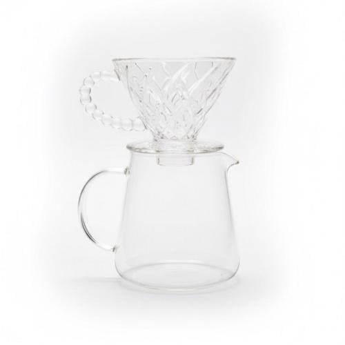 ابريق مع قمع التقطير V60