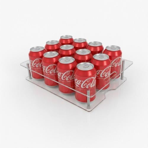 حامل اكواب اكريليك 12 خانة