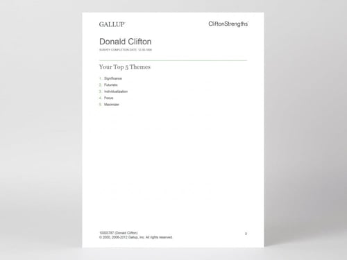 مقياس نقاط القوة (أعلى 5 نقاط قوة)