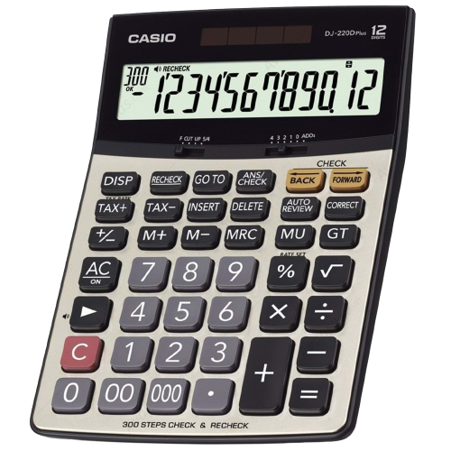 حاسبة رقمية كاسيو DJ-220D PLUS