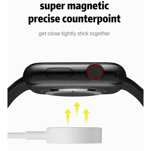 سلك كيبل شاحن ساعة ابل يو اس بي 1 متر ابيض