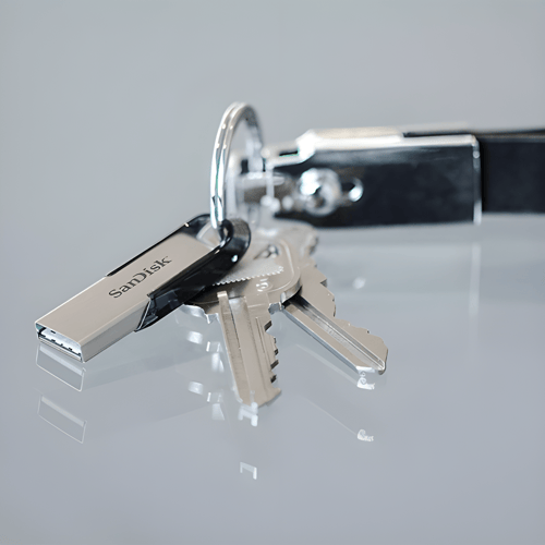 فلاش ميموري المنيوم سانديسك 128 قيقا