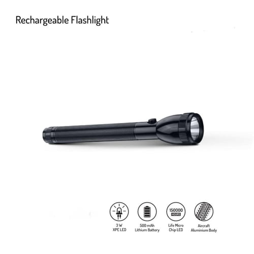 كشاف LED بقوة 3W قابل للشحن