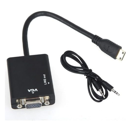 محول من Mini HDMI M الى VGA F