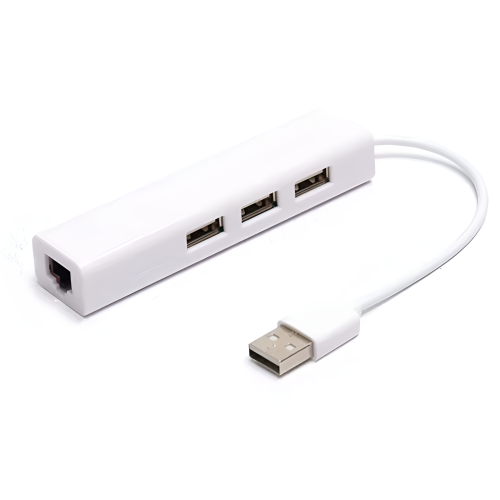 وصلة من Type-C الى USB 3 و مدخل RJ45