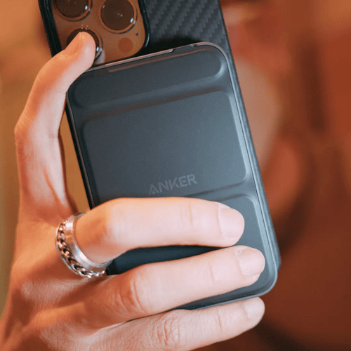 شاحن لاسلكي انكر 5000MAH (MAgGO) اسود