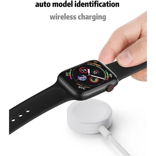 سلك كيبل شاحن ساعة ابل يو اس بي 1 متر ابيض