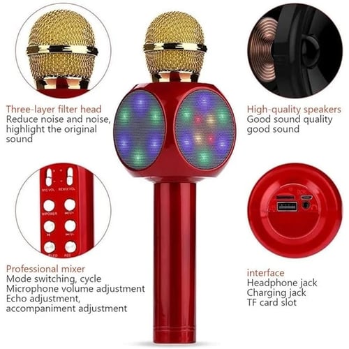 مايكروفون لاسلكي مع مكبر صوت WS-1816