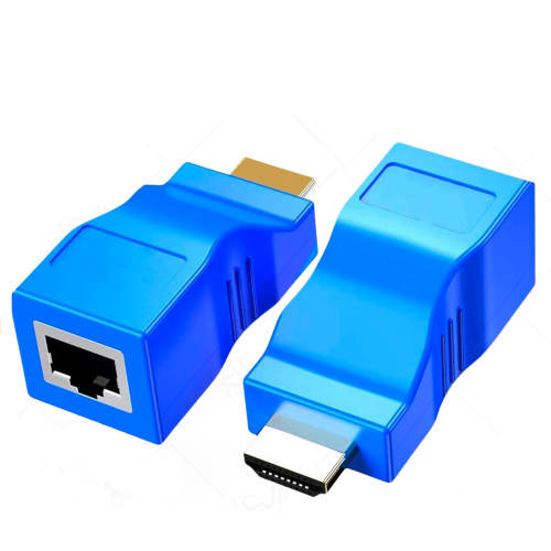 موسع ارسال اشارة من RJ45 الى HDMI مدى 30 متر