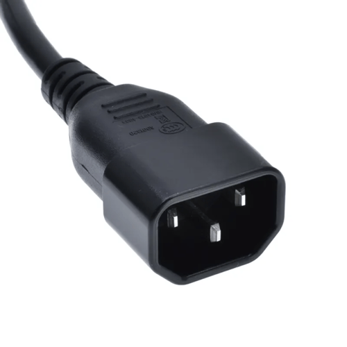 سلك كهرباء 1.5 متر اسود مخرج C14 الى C13