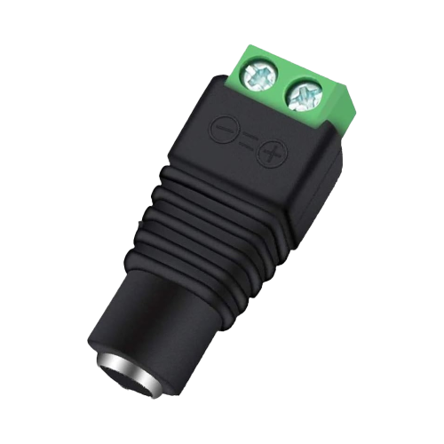 موصل طاقة شريط LED الكاميرات 12V 5.5*2.5mm F