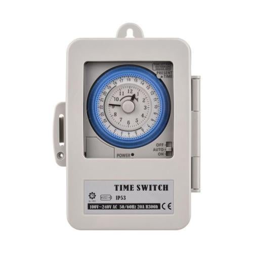 مفتاح مؤقت ميكانيكي 24 ساعة مقاوم للماء بتصنيف IP5...
