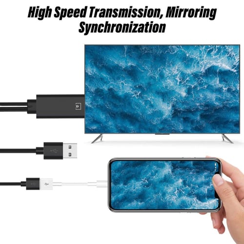 محول من USB F الى HDMI M من الجوال الى الشاشة