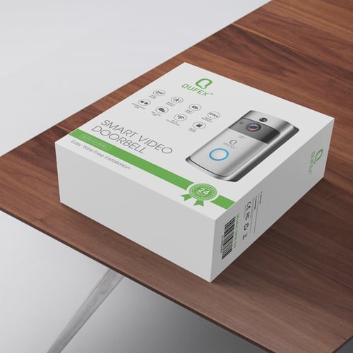 جرس باب فيديو ذكي من QUFEX DPH-D2