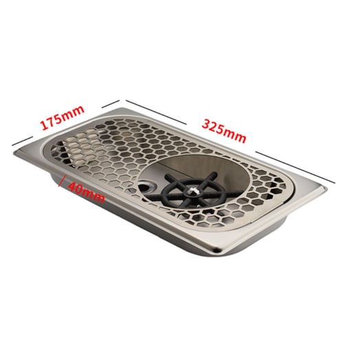 رنزر استانليس ستيل اسود مقاس 32x18 سم