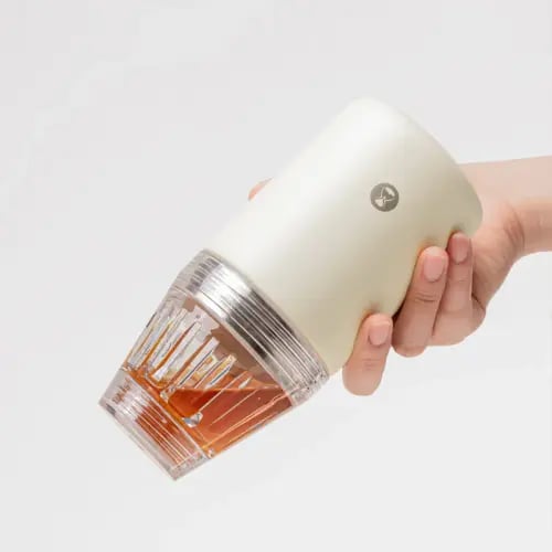 كوب تايمور 1+1 مع قمع تقطير القهوة