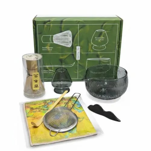 مجموعة أدوات الماتشا 500 مل , 7 قطع | Matcha Set D...
