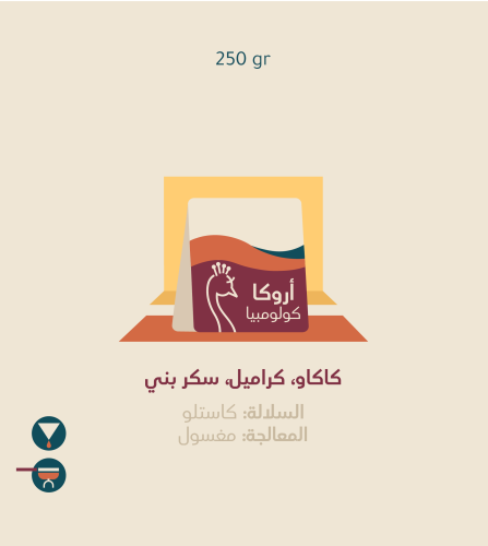 اروكا - كولومبي 250 جرام