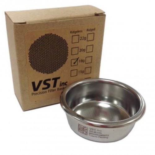 باسكت غير مضغوط 18g ridgeless ‏VST Precision Filte...
