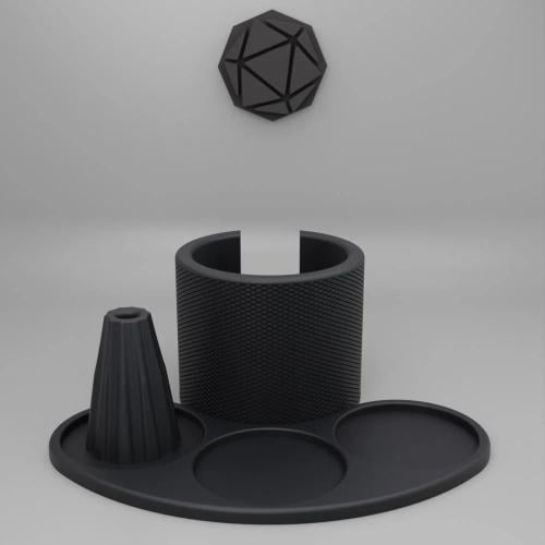 حامل بورتافيلتر حلقي ٥٨ مع حامل مفكك تكتلات