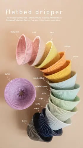 Loveramics Flatbed Coffee Dripper أقماع الترشيح من...