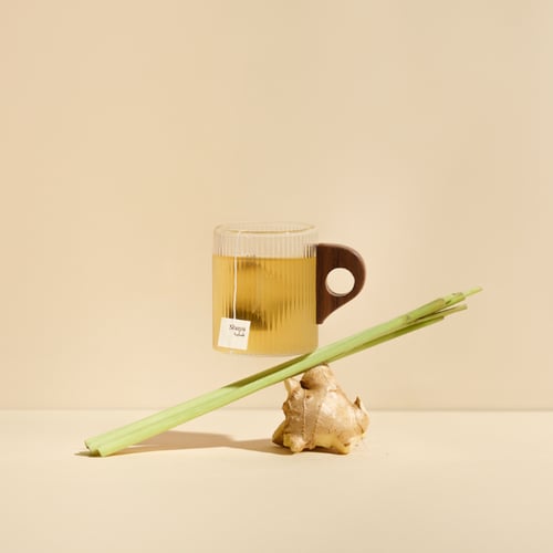 شاي الليمون و الزنجبيل