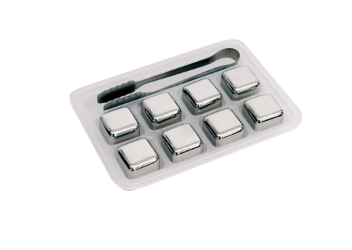 Jot - قالب ثلج من ستانلس استيل 8 قطع