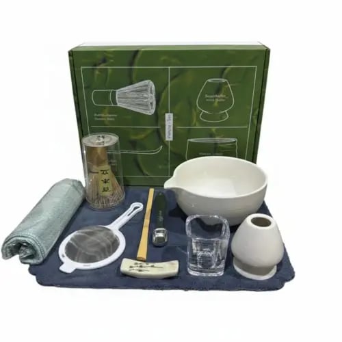 مجموعة أدوات الماتشا 500 مل , 10 قطع | Matcha Set...