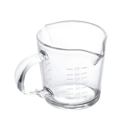 مكيال زجاجي 70مل | Dual Spout Glass Shot 70ml