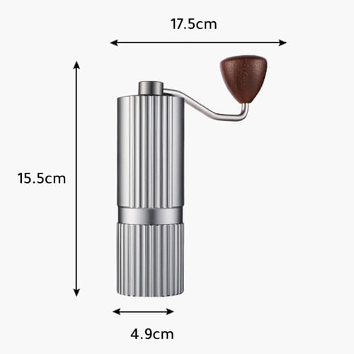 مطحنة قهوة K7 الاحترافية من ميبرو لون اسود للاسبري...
