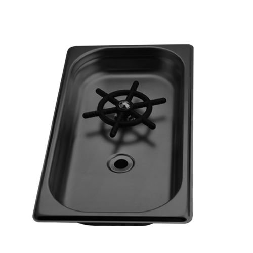 رنزر استانليس ستيل اسود مقاس 32x18 سم