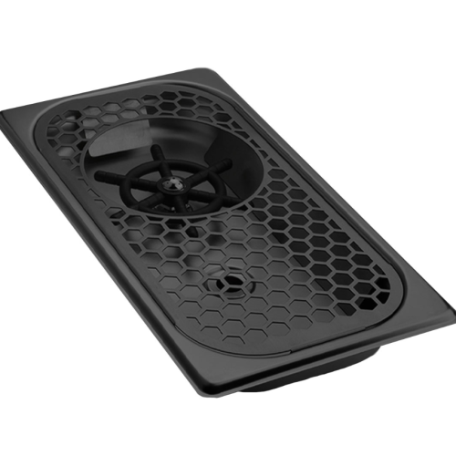 رنزر استانليس ستيل اسود مقاس 32x18 سم