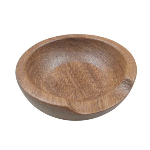 صحن جرعات حبوب القهوة الخشبي