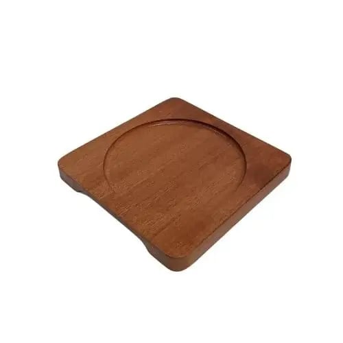 ركن وطبق تقديم خشبي