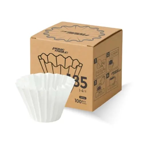 Wave Shape Coffee Paper Filter 185 (100 Sheets) -...
