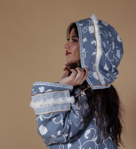 فروة كشميري فرو أرنب طبيعي