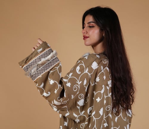 فروة كشميري فرو أرنب طبيعي