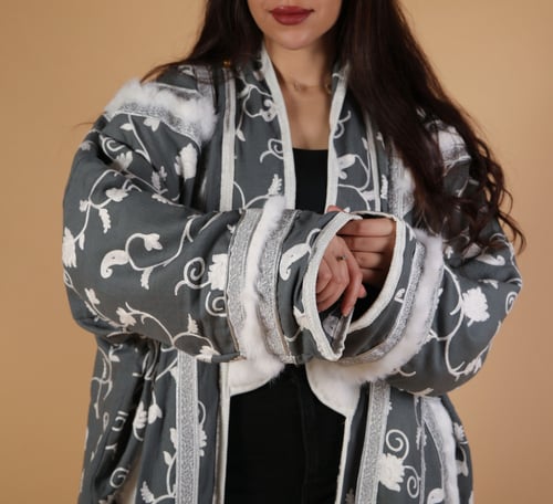 فروة كشميري فرو أرنب طبيعي