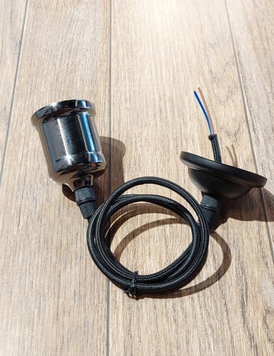 هولدر علاقي اسود 1 متر E27