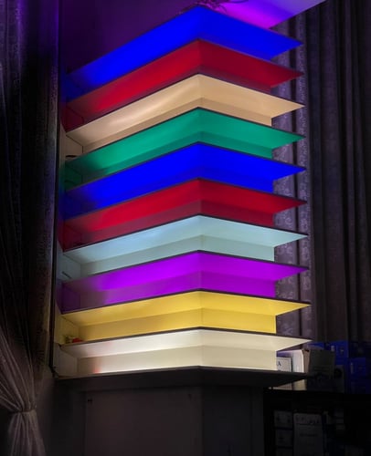 إنارة LED مخفي RGB ملون 50 متر