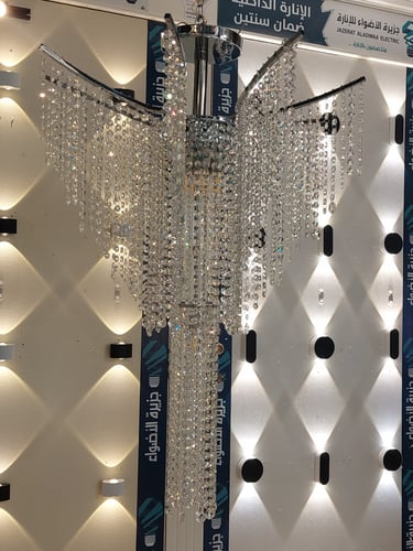 ثرياء كرستال فراشة 9لمبة E14