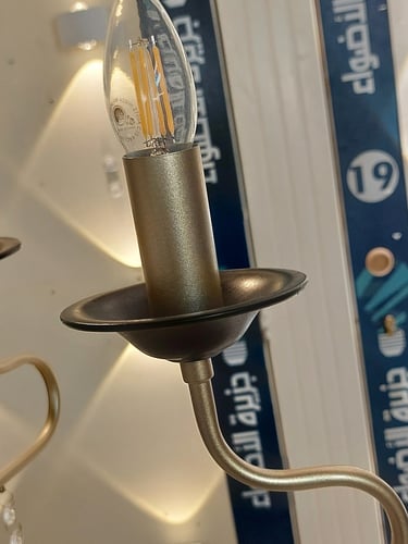 ثرياء كلاسيك برونز 9 لمبة E14