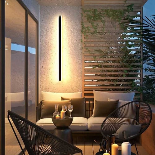 انارة خارجي مودرن بأنارة مخفي