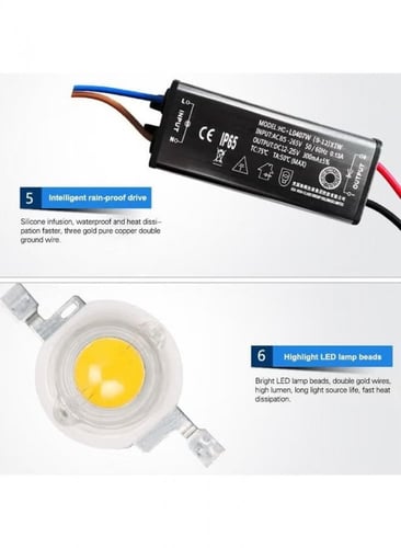 انارة خارجي توجية ليزر ملون 24 وات 1 متر