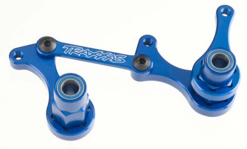 Traxxas Aluminum Steering Bellcranks Blue Rustler...